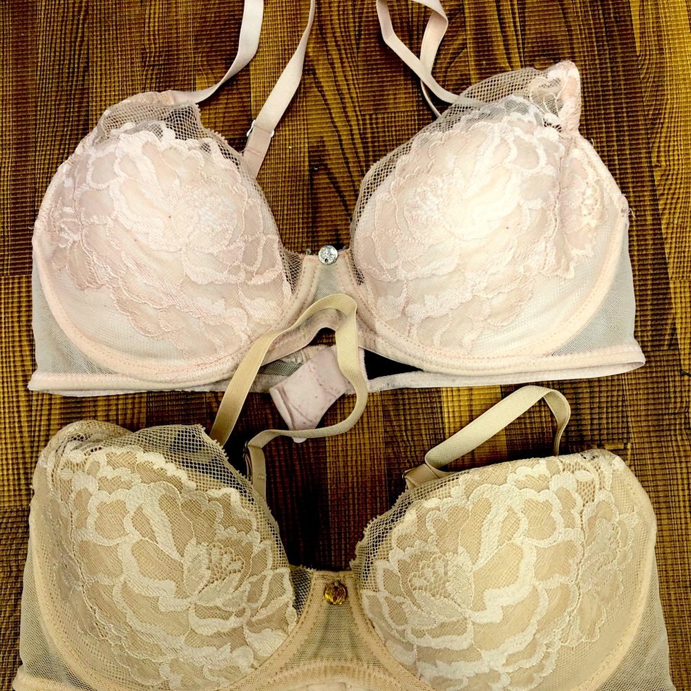 30D Two NATORI Feathers Bras